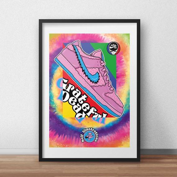 Nike SB Dunk Low Grateful Dead Pink 
