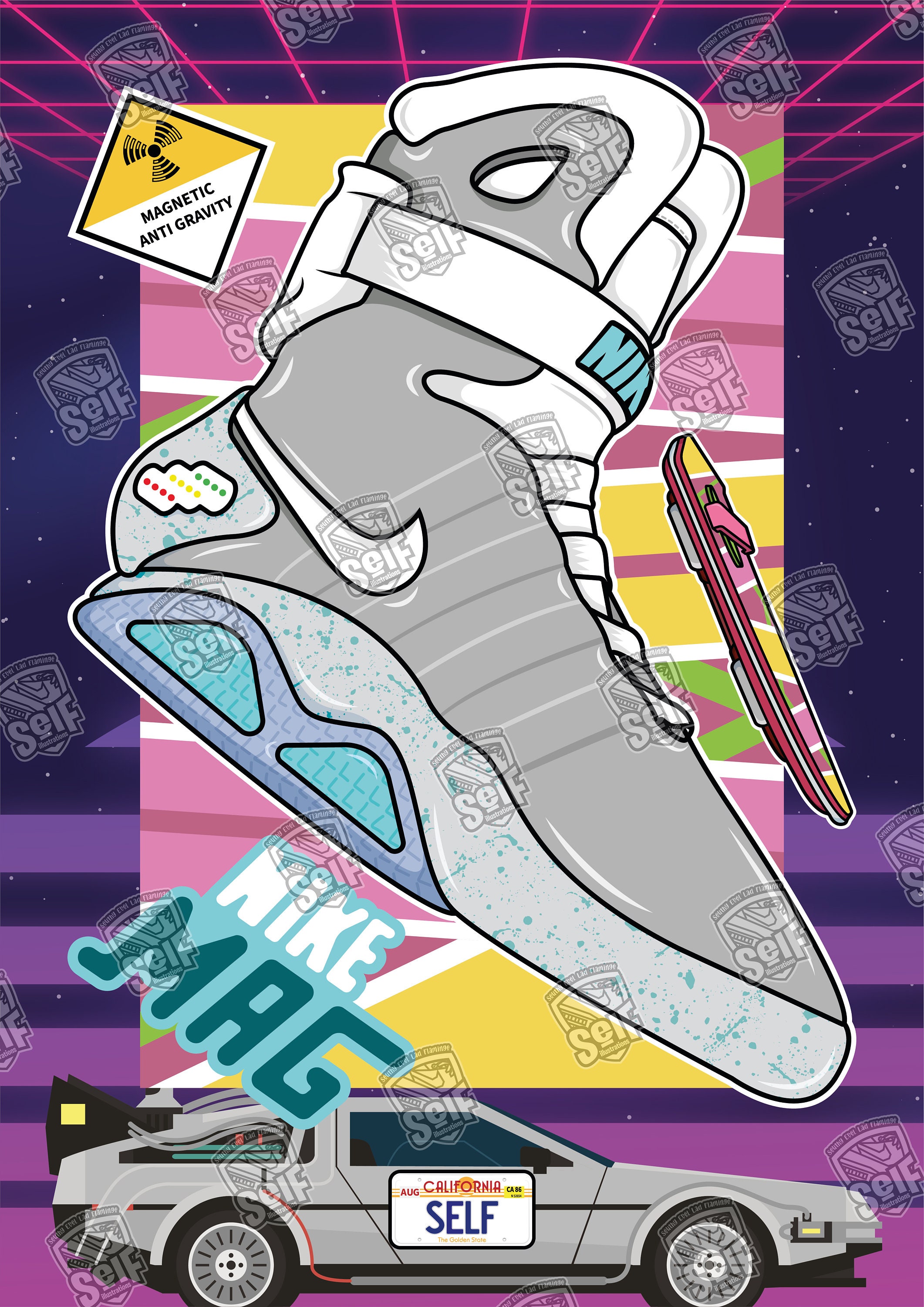 Nike Mag Back to the Future / Poster / Poster / Print / Art - Etsy