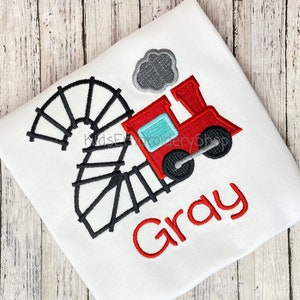 Boys Train Birthday Shirt, Rail Road Birthday Shirt, Kids Train Track Birthday Number Shirt, Personalized Birthday Train, Choo Choo I’m 2
