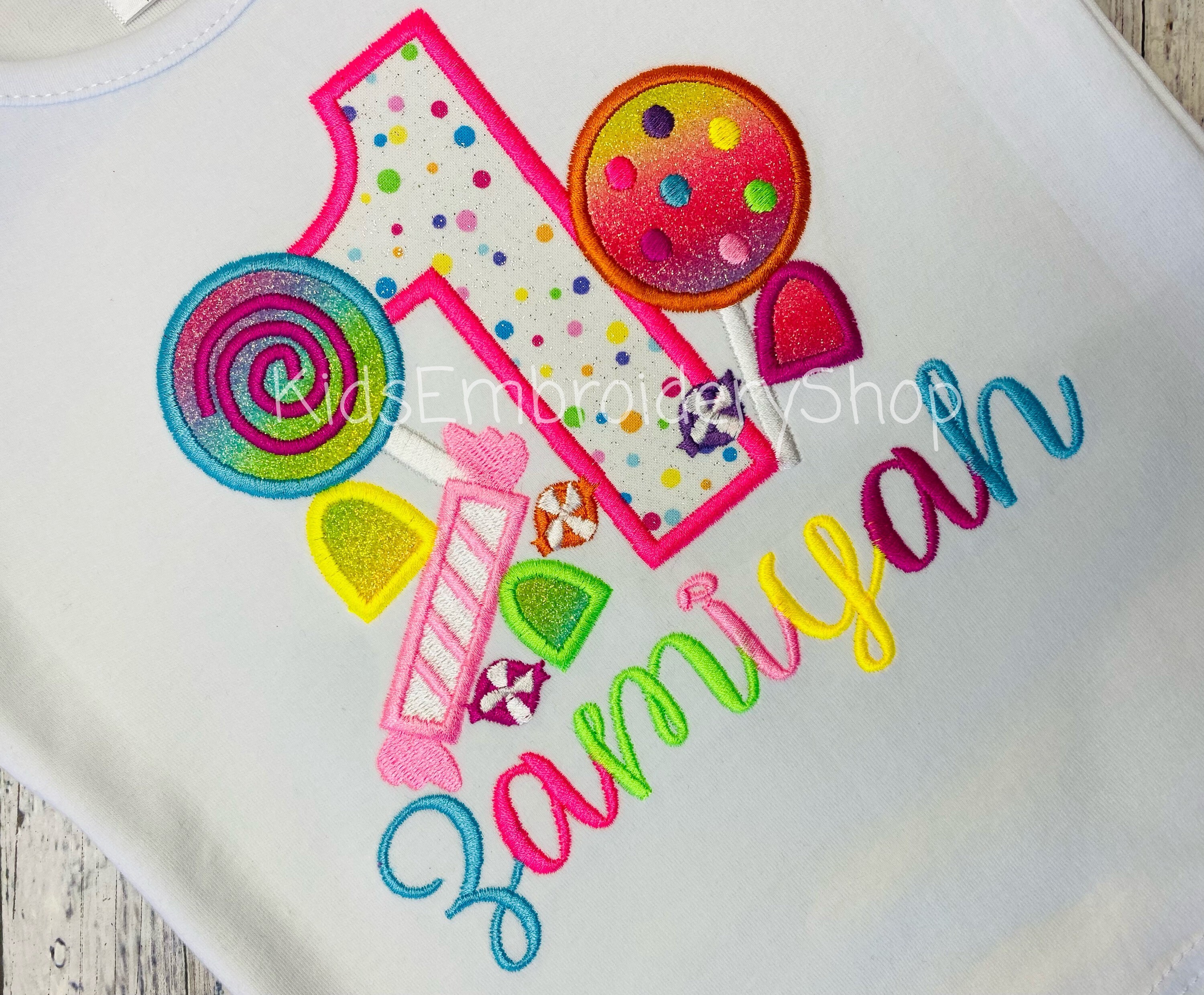 Girls Candy Birthday Shirt