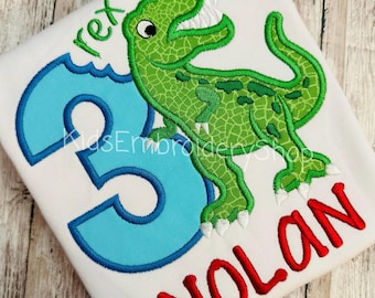 Kids Three-Rex Dinosaur Toddler Boy Birthday Shirt 3 Years Kids Kids Three-Rex Dinosaur Toddler Boy Birthday Shirt 3 Years Kids