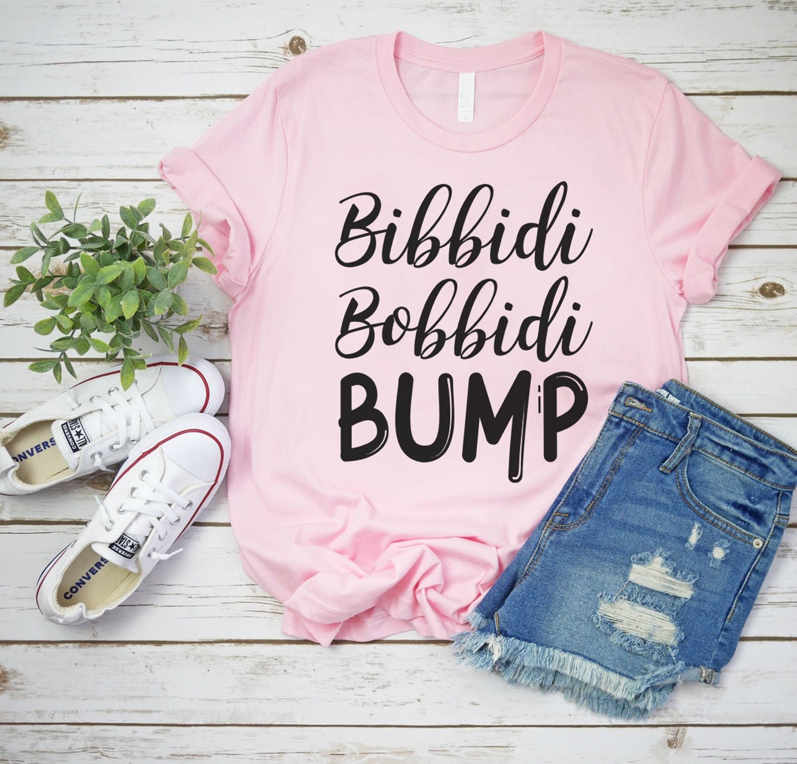 Bibbidi Bobbidi Bump T-Shirt Pregnancy Anouncement T-Shirt | Etsy
