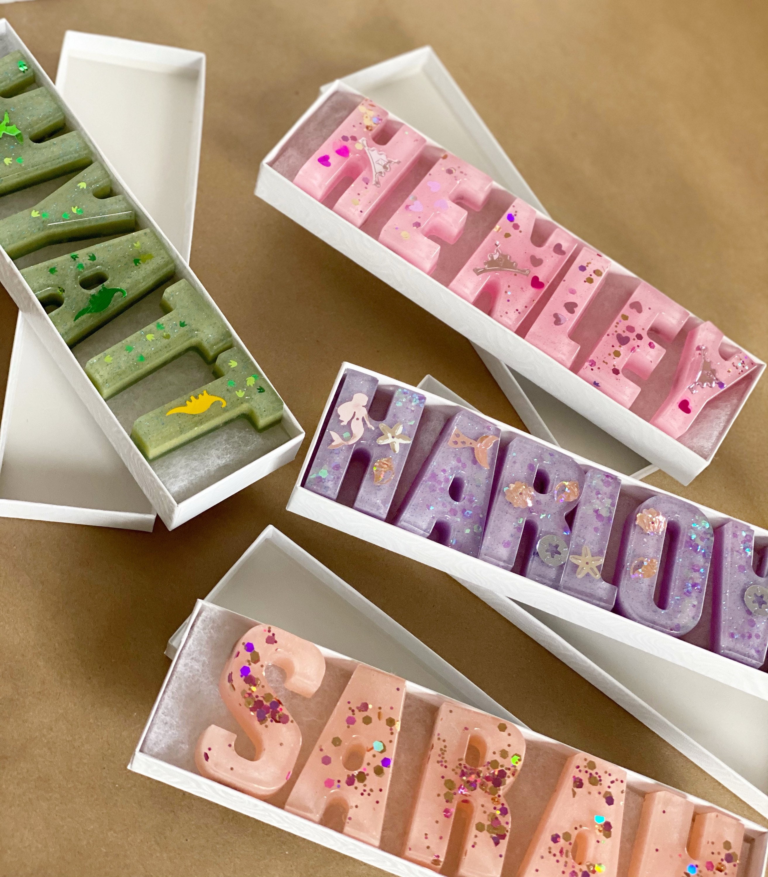 Special Custom Design Name Set resin letters Etsy