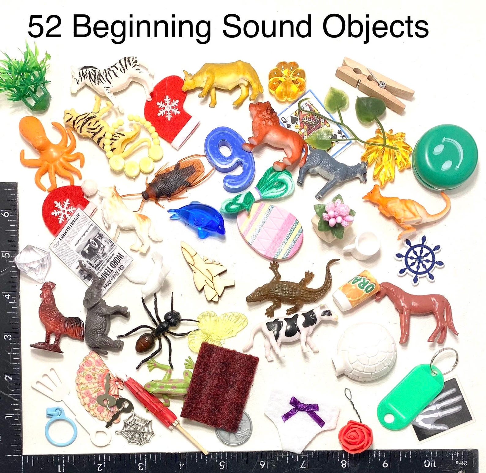 Montessori Beginning Sound Objects With Magnetic Letters: Phonetic ...
