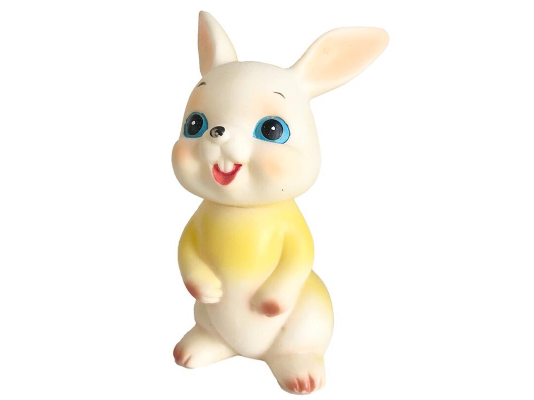 Cute Little Vintage Squeaker Rabbit - Etsy