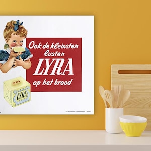 Publicidad en cartón de los años 50: novedad de una imprenta de archivos.