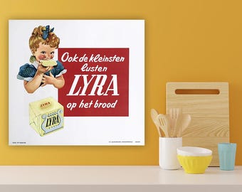 Cardboard advertising 1950s - new from printing house archive