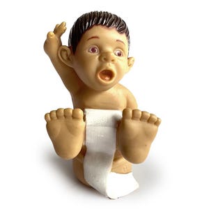 Plastic vintage figure Globee