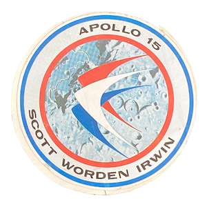 Adesivo vintage Apollo 15