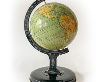 Petit globe en métal (fabriqué au Royaume-Uni)