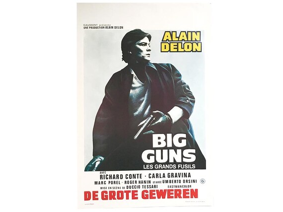 Vintage Movie Poster 'the Big Guns' - in Mint Condition - Etsy