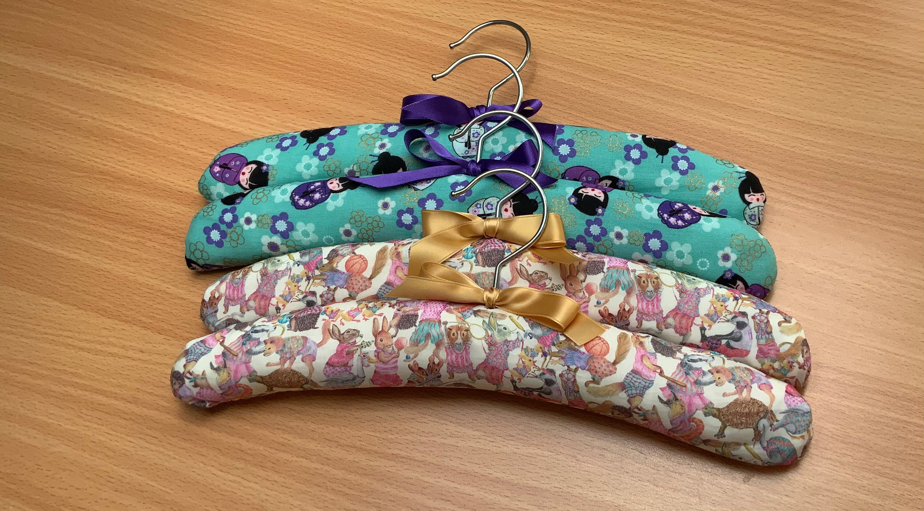 Childrens soft padded coat hangers Etsy