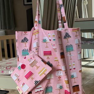 Foldable Fabric Tote Bag: Reusable Grocery Shopper