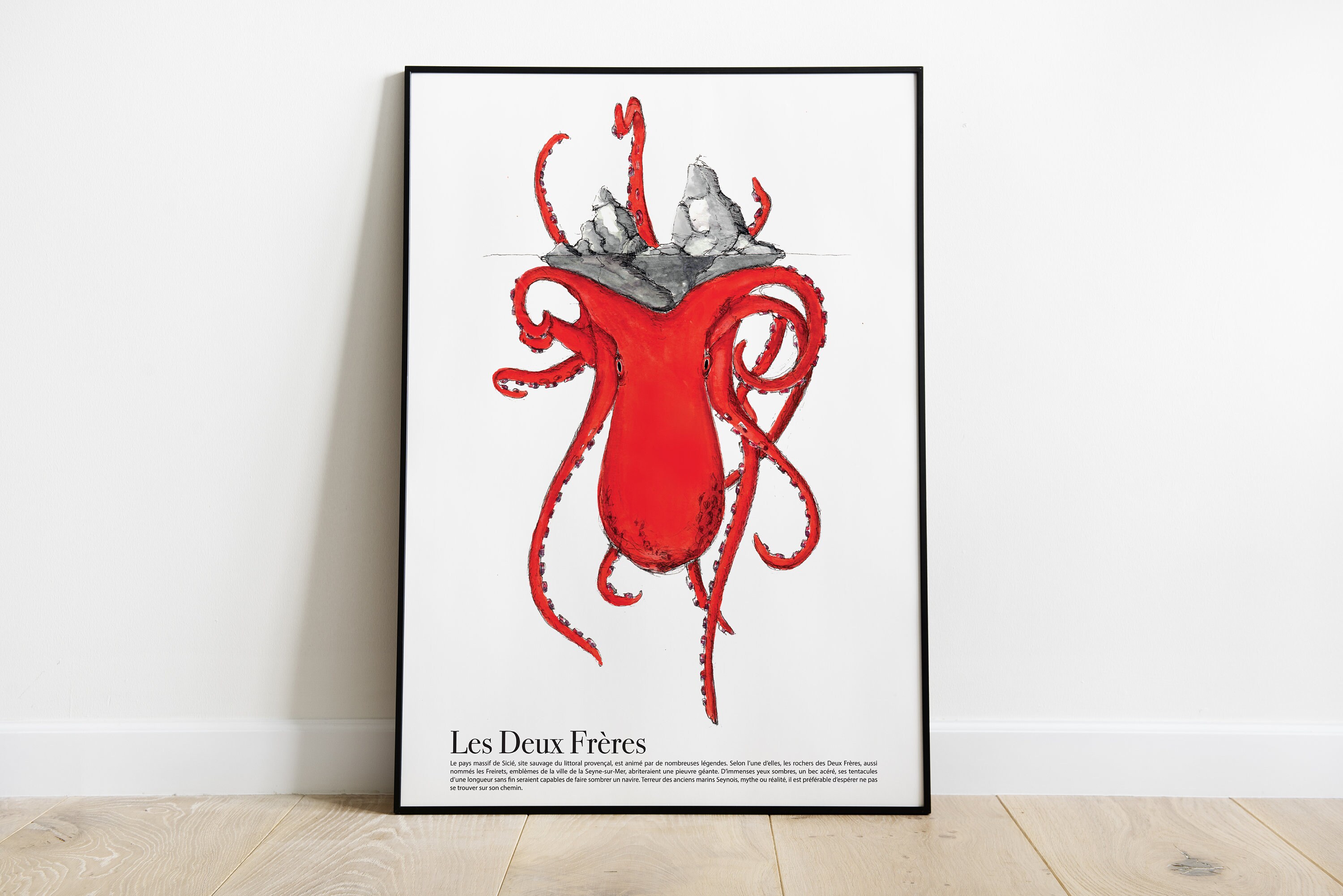 Affiche Décorative Légende Du Poulpe 30x40