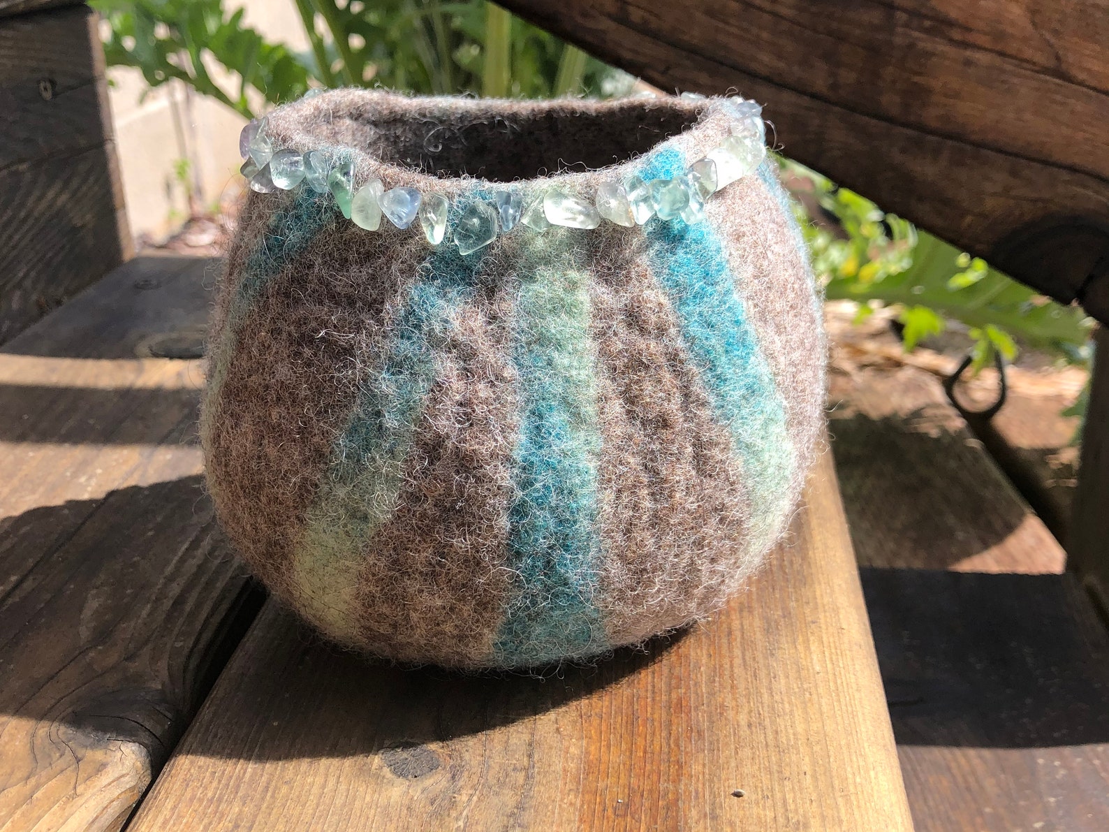 Wool Vessel Wool Container Felted Vase Wet Felted Vessel Etsy