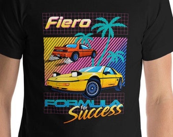 Fiero Formel Shirt Pontiac Retro Rad Vintage Style