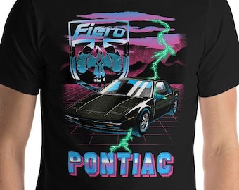 Pontiac Fiero Zone Retro 80's style rad shirt