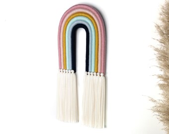 The Izzy | Rainbow Wall Hanging | Rainbow Baby | Kids Room Decor | Nursery Decor | Nursery Wall Art | Baby Shower Gift | Macrame Rainbow