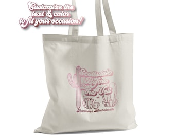 Custom Scottsdale Before the Veil Bachelorette Bag | Tote Bag | Hangover Kit | Survival Kit | Recovery Kit | Party Favor Gift | Party Decor