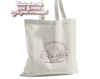 Custom Scottsdale Before the Veil Bachelorette Bag | Tote Bag | Hangover Kit | Survival Kit | Recovery Kit | Party Favor Gift | Party Decor