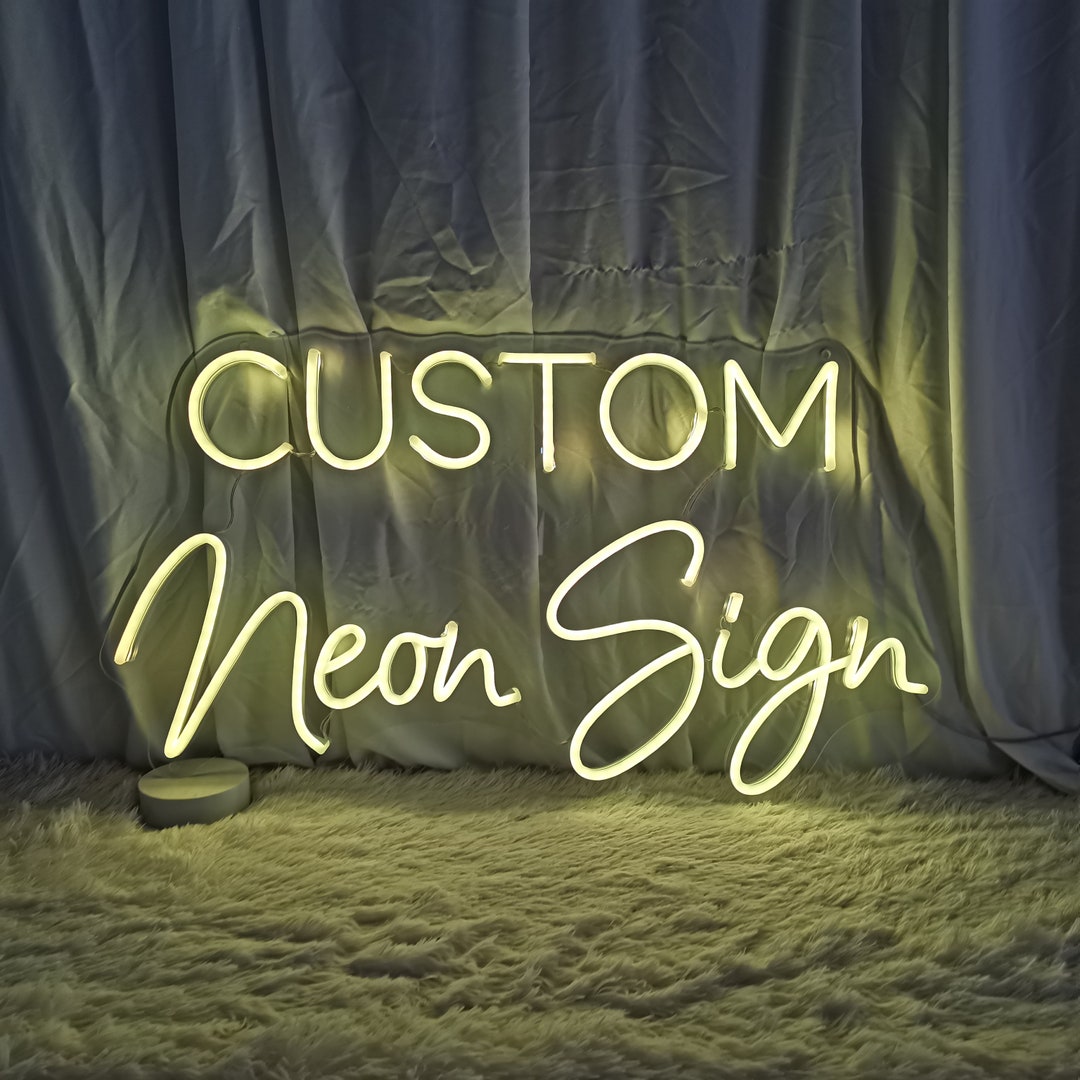 Custom Neon Sign Inspirational Quote Neon Sign Bedroom LED Neon Sign
