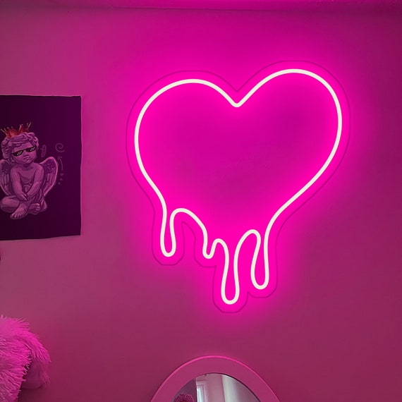 Melting Heart - Neon Sign - Neon Mama