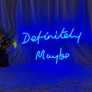 Positives Zitat Leuchtreklame / Neonlicht / Geburtstagsgeschenk / Dekoration / Personalisierte Geschenke / Leuchtreklame