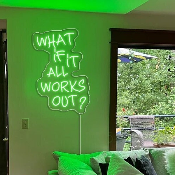 What if it all works out sign etsy