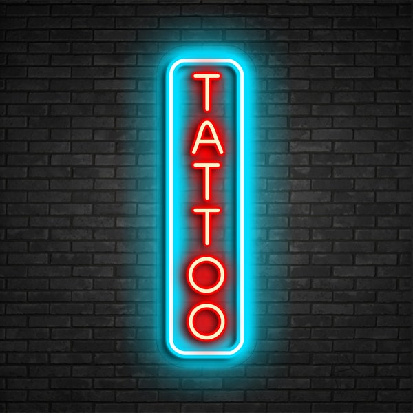 Tattoo LED Neon Schild Shop Schild, Tattoo Studio Schild, Schönheitssalon Schild, Shop Logo Neon Schild, Led Neonlicht