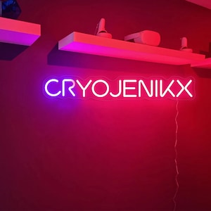 Custom Gamer Tag Neon Sign Gaming Wall Decor LED Sign Custom Twitch Sign Game Room Decor Streaming Wall Art Gift for Gamers Streamers