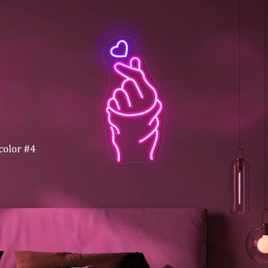 BTS LED neon sign, k-pop korea love fandom neon sign, Korea neon sign,LED neon sign, Custom neon sign