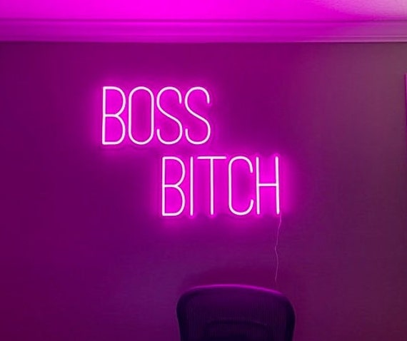 Boss Bitch Led Neon Light / Boss Bitch Led Neon Sign / Birthday Gift / Home  Decoration / Neon Sign Custom / Personalized Gifts 