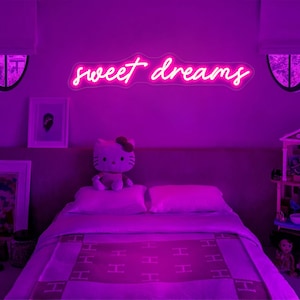 sweet dream neon sign led sweer dreams neon light sweet dreams wall art