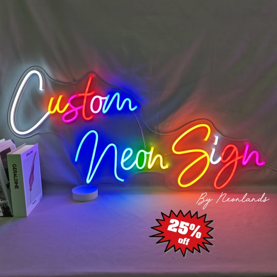 Custom Led Neon Sign Personalize Led Neon Light Home Decor - Etsy