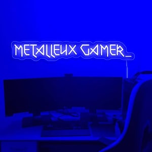 Custom Gamer Tag Neon Sign Gaming Wall Decor LED Sign Custom Twitch Sign Game Room Decor Streaming Wall Art Gift for Gamers Streamers