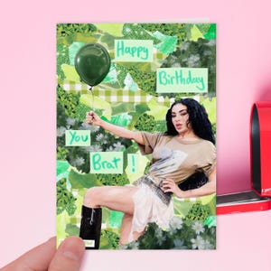 Joyeux anniversaire, gamin ! | Jolie carte d'anniversaire Charli xcx gosse meme pour ami, partenaire, être cher.