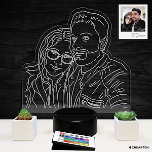 Your Photo Draw LED Lamp, Your Draw Lamp, Night Lamp, Draw LED Lamp, Draw Lamp, Drawing Lamp, RGB Lamp, Cuouple Lamp, Love Lamp, Artist Lamp