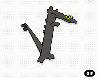 Toothless Dancing Animated Emote – Digital Download GIF & PNG Emote for Twitch, YouTube, Kick, Discord Content Creators