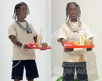 Travis Scott  McDonalds custom figure