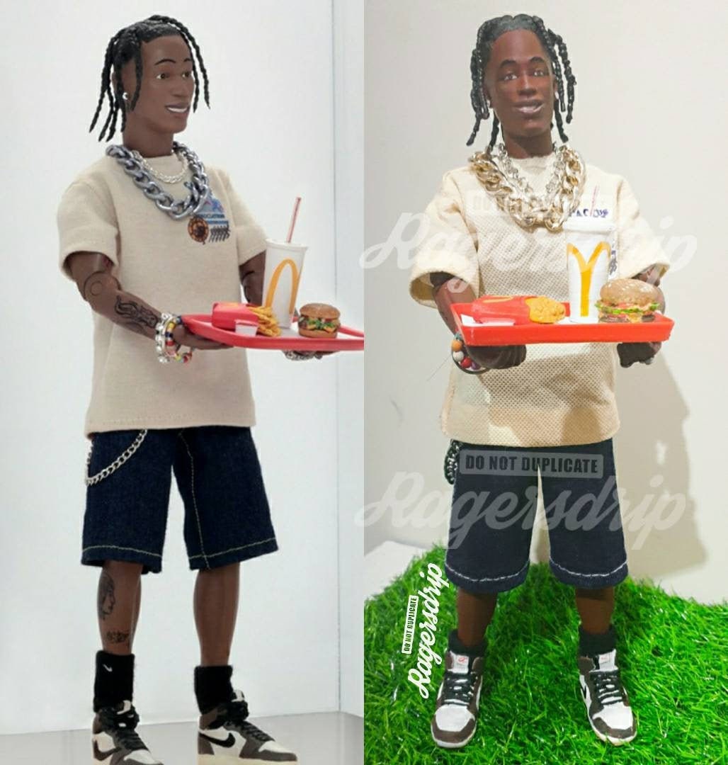 Travis Scott McDonalds custom figure - Etsy 日本