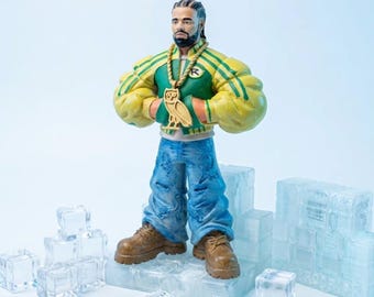 Figurka hiphopowa Ice Mana, ręcznie malowana