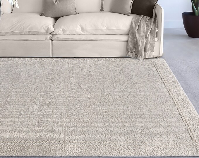 View Natural WOOL Rugs by PATTANASIRI on Etsy