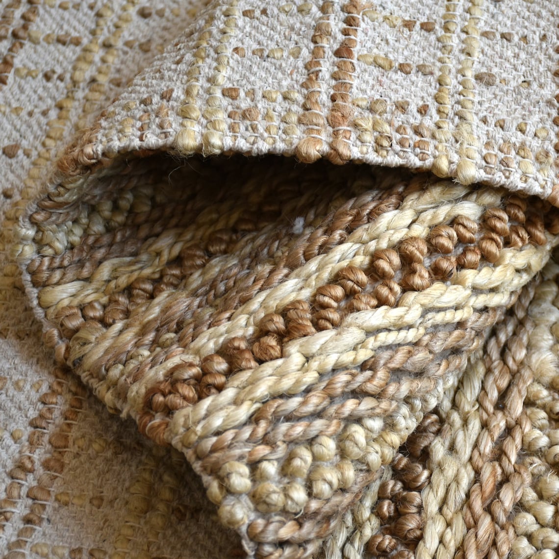 Gelan NATURAL HEMP Rug Striped Hemp 120x180 8ftx10ft Rug Etsy