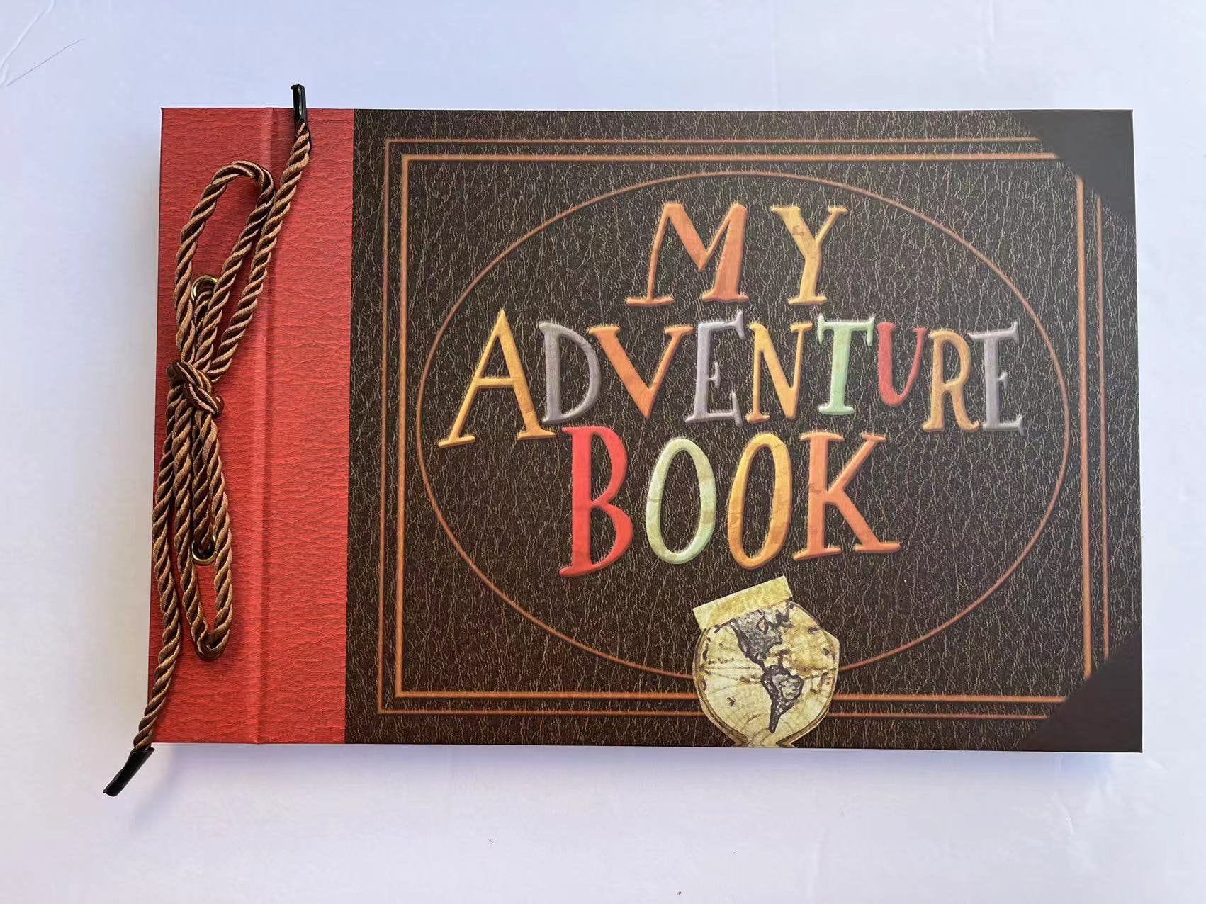 My Adventure Book Scrapbook, DIY up Scrapbook, Kids Adventure Photo Album,  80 Pages, 11.6 X 7.5 Inches 