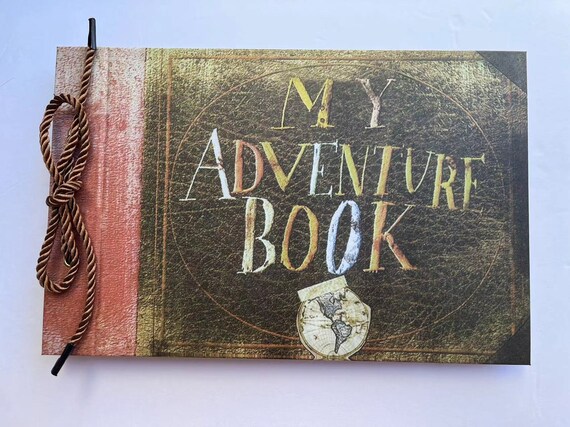 My Adventure Book Scrapbook, DIY up Scrapbook, Kids Adventure Photo Album,  80 Pages, 11.6 X 7.5 Inches 