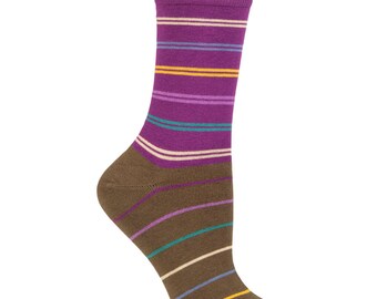 Lauryn Striped Bamboo Socks by Thought