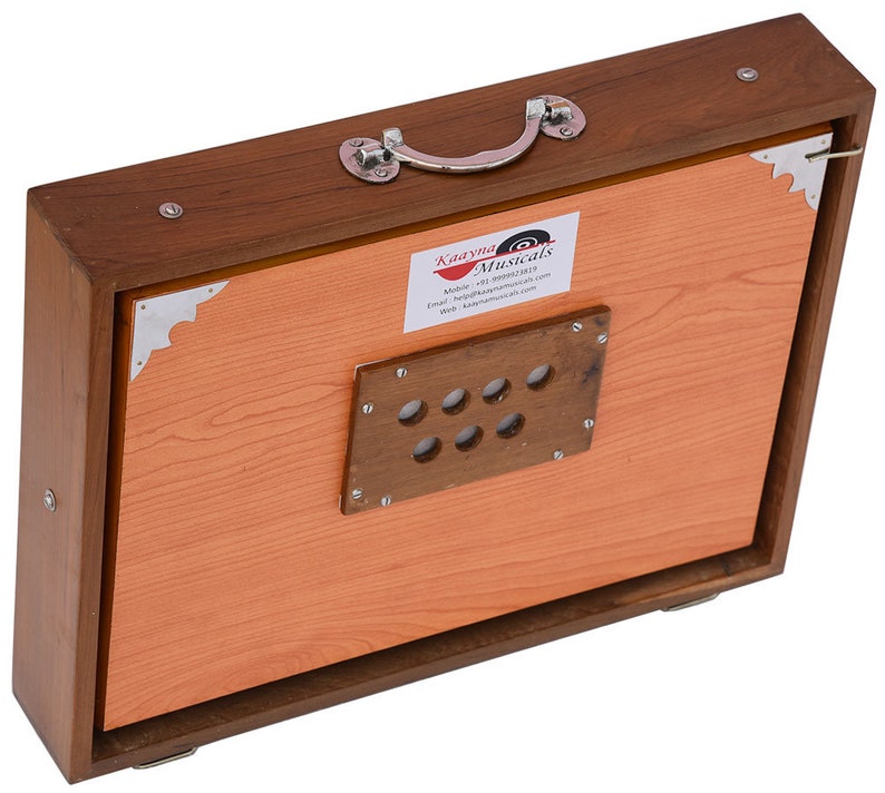 Shruti Box Teak Wood Size 16 X 12 X 3 Inches Tuned 440 Etsy