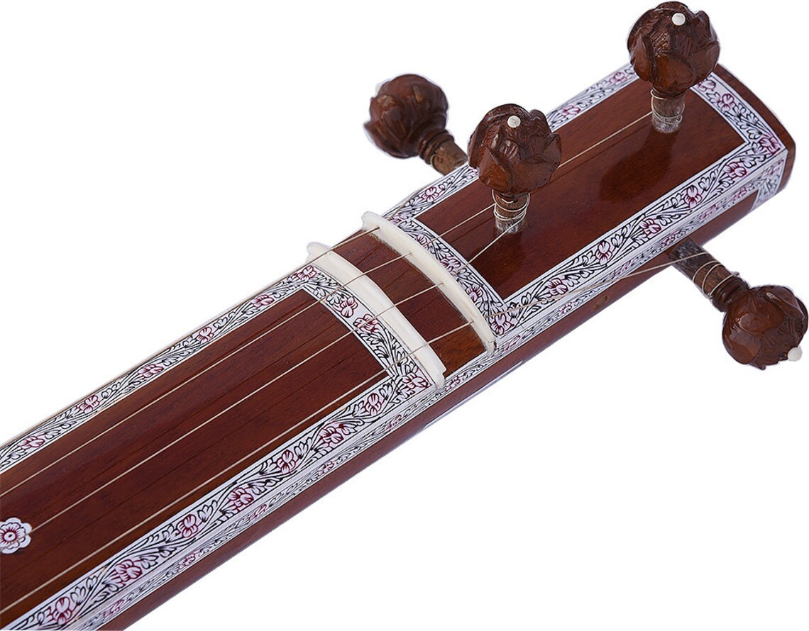 Tanpura Tambura Tanpuri 4 Main String Tun Wood Natural Etsy