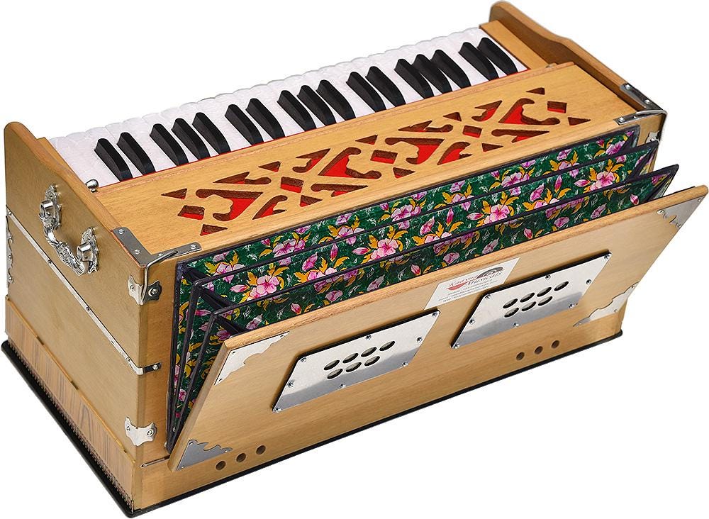Kaayna Musicals Harmonium: Melamyne Premium Wood Finish (MATTE