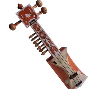 Handmade Tun Wood Jogia Sarangi - Bow, Bag & Accessories